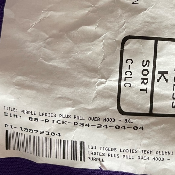 Make offer!Sending toThredUp soon! Louisiana State Alumni hoodie. 3x NewWithTags - Picture 3 of 10